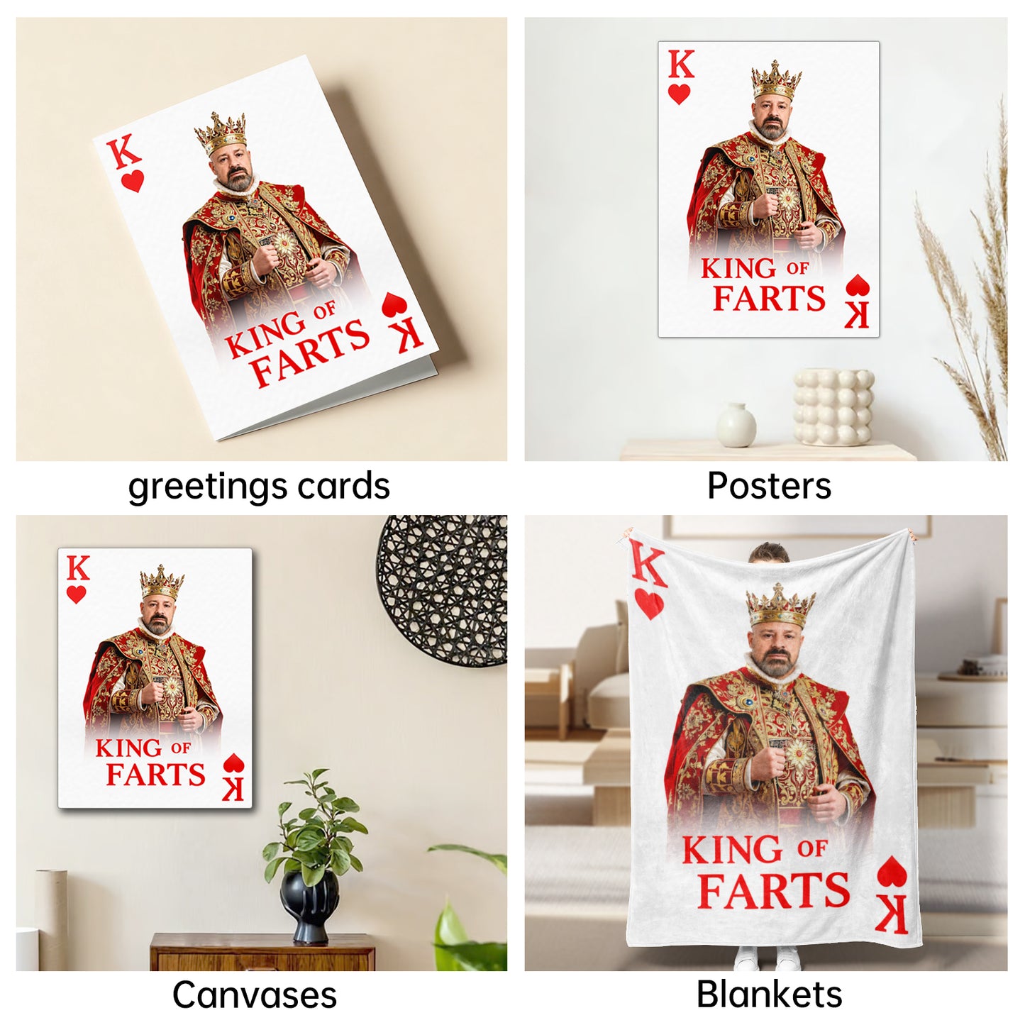 The King of Farts man portrait