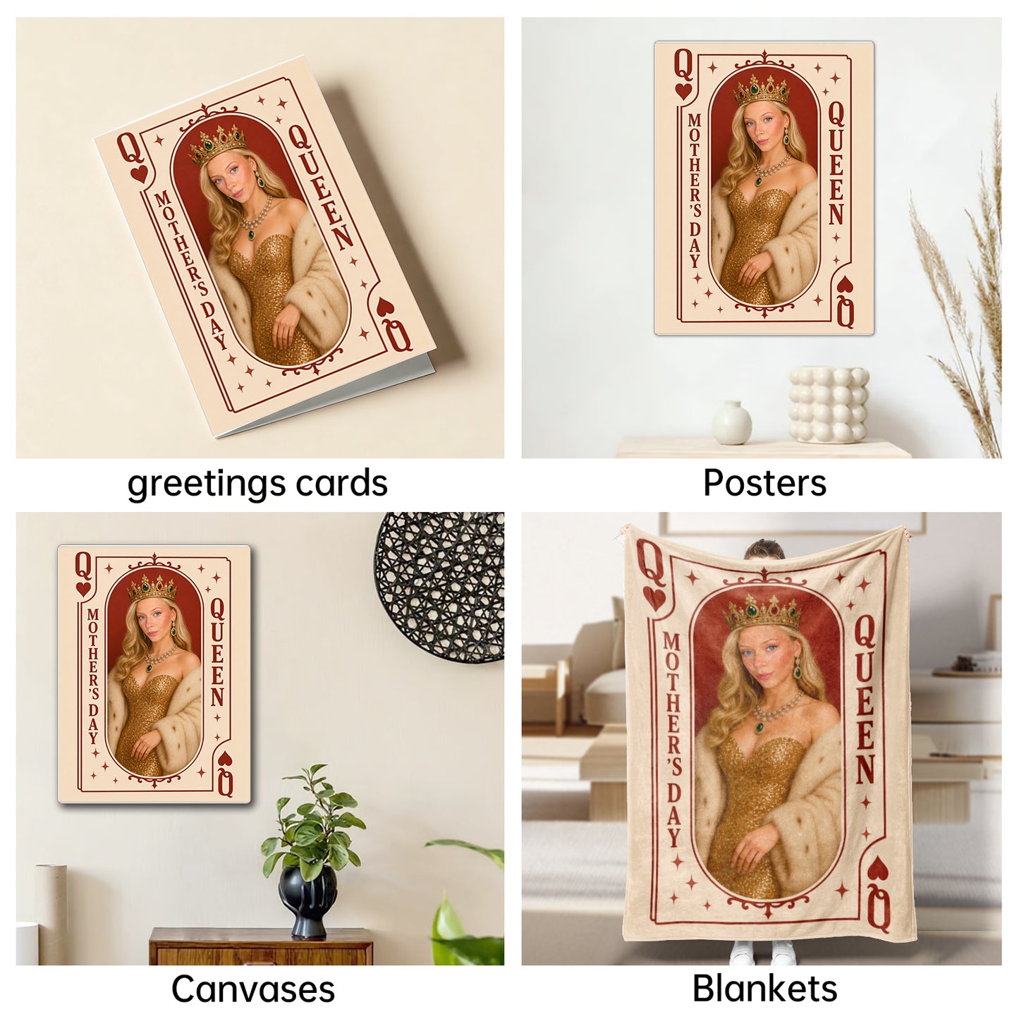 The Queen of Hearts woman portrait
