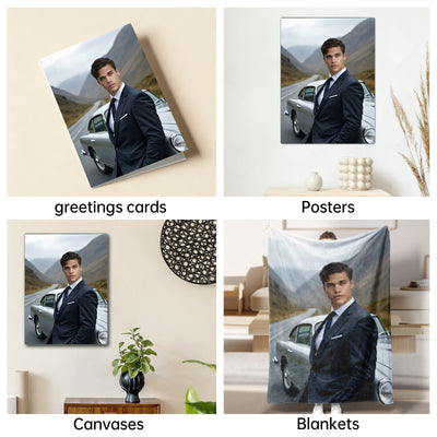 The Gentleman Spy male portrait