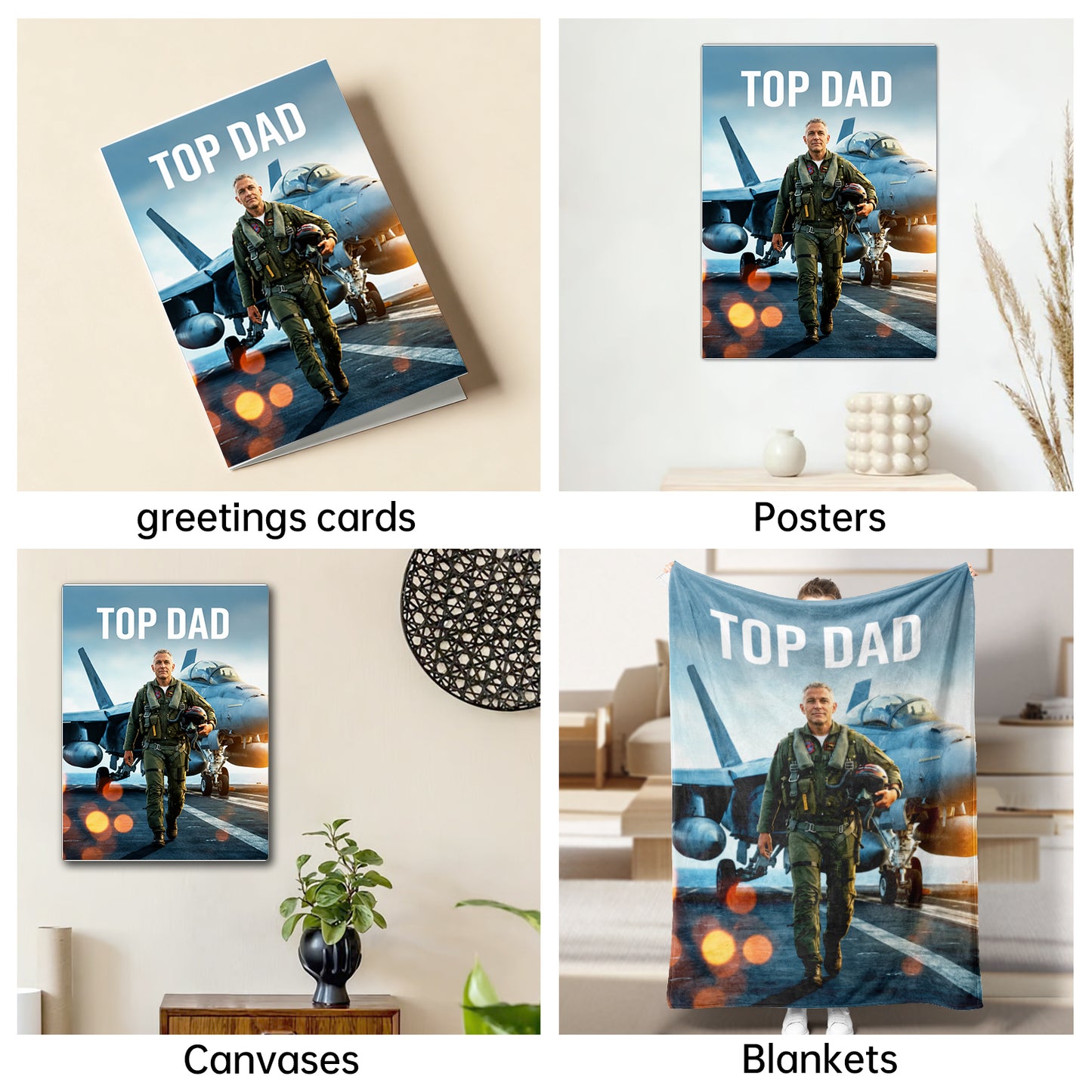 The Top Gun Dad man portrait