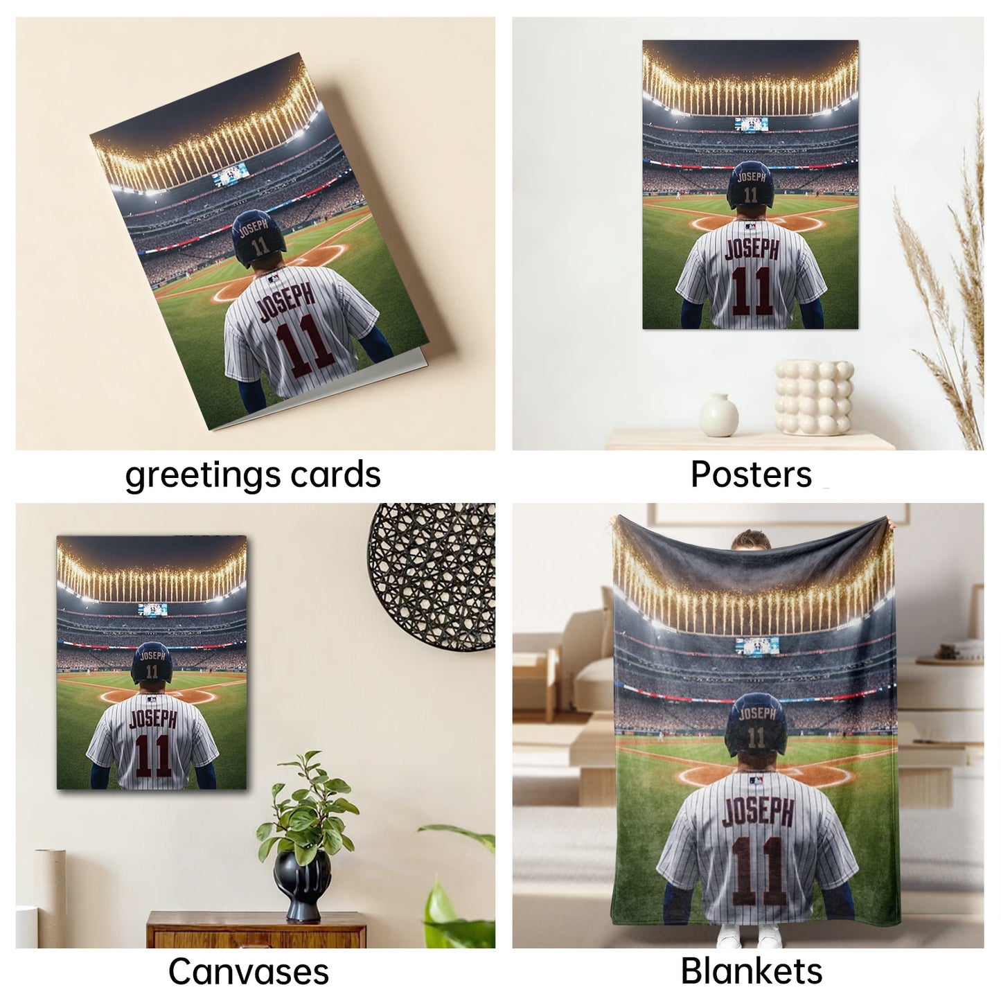 The Home Run King baseball player portrait