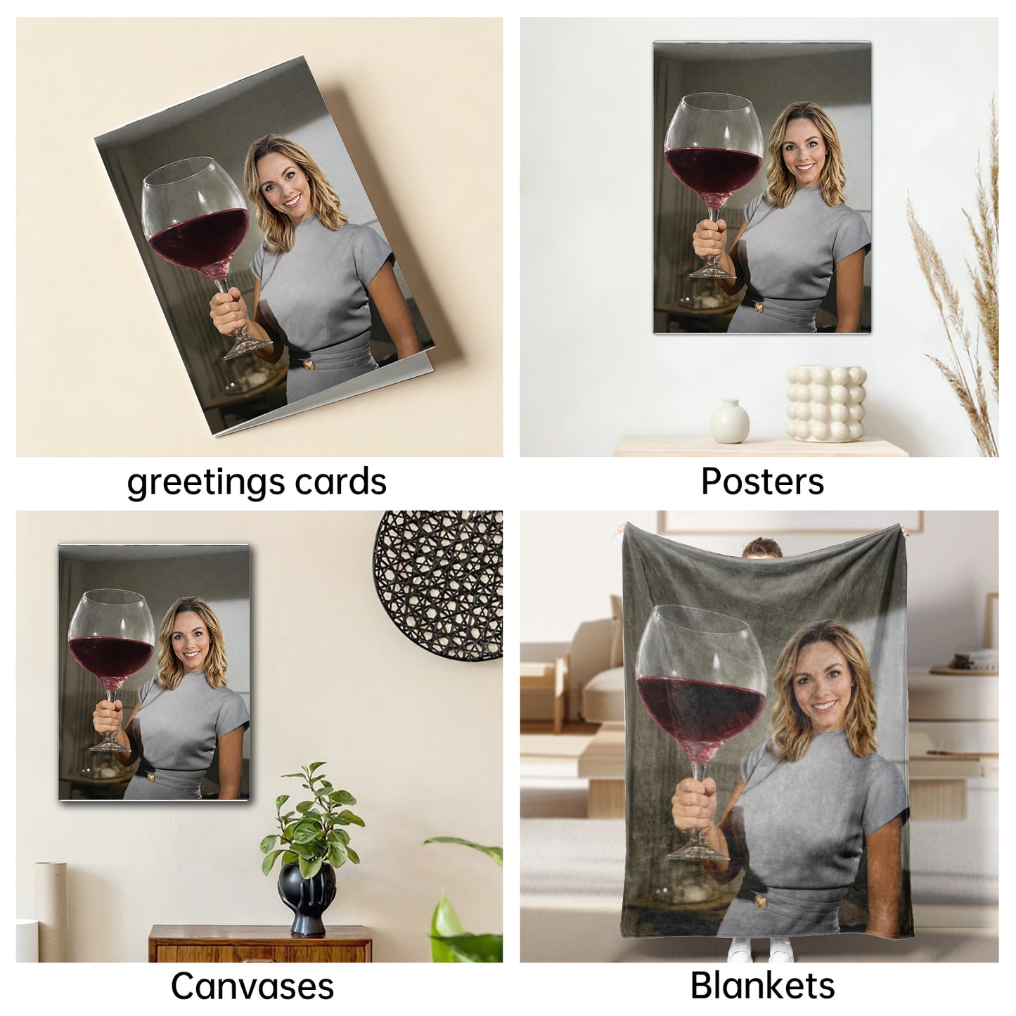The Oversized Wine Glass Enthusiast female portrait