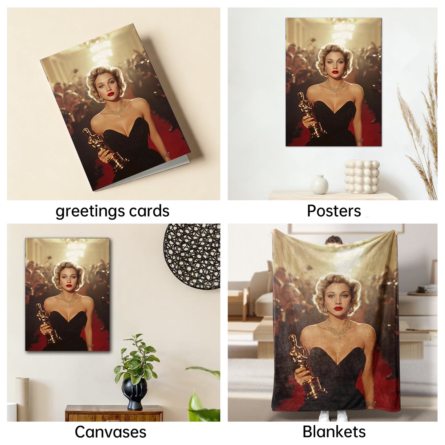 The Golden Age Hollywood Starlet woman portrait