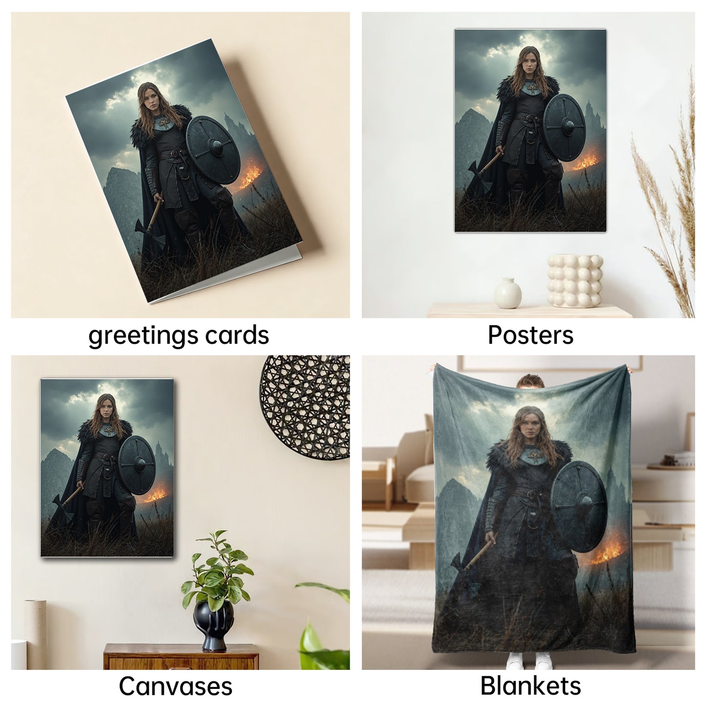 The Shieldmaiden woman portrait
