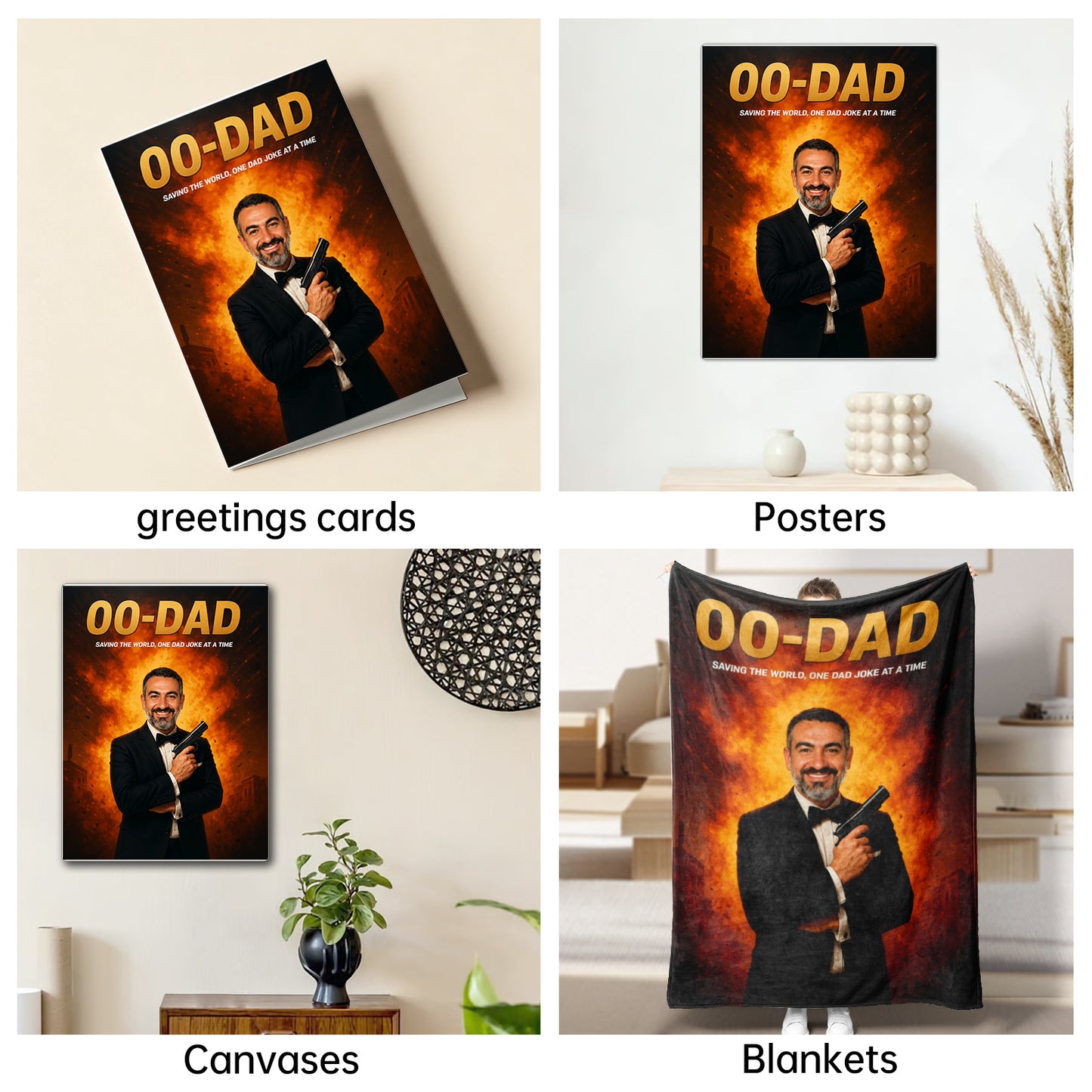 The Double-O Dad man portrait