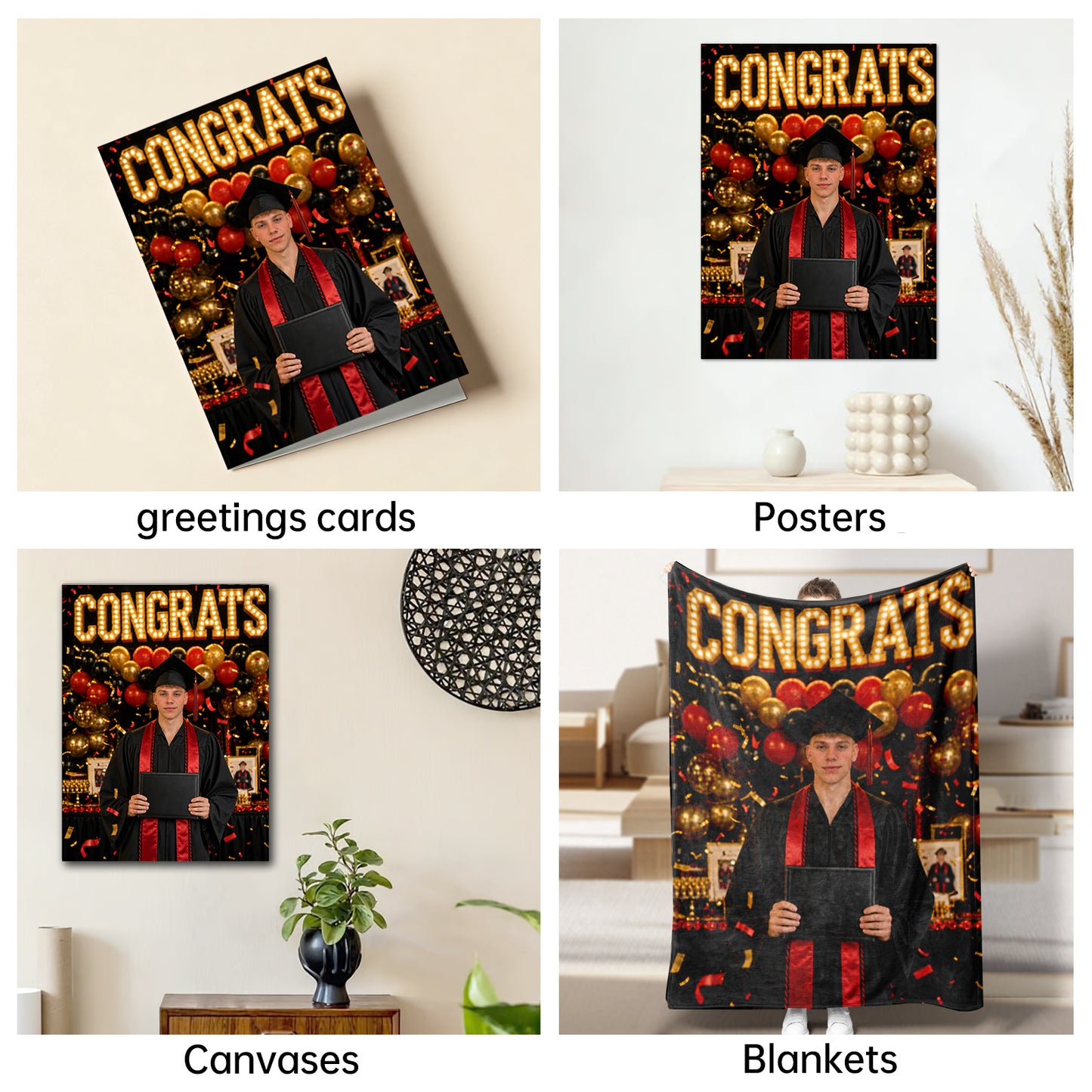 The Valedictorian man,graduation portrait