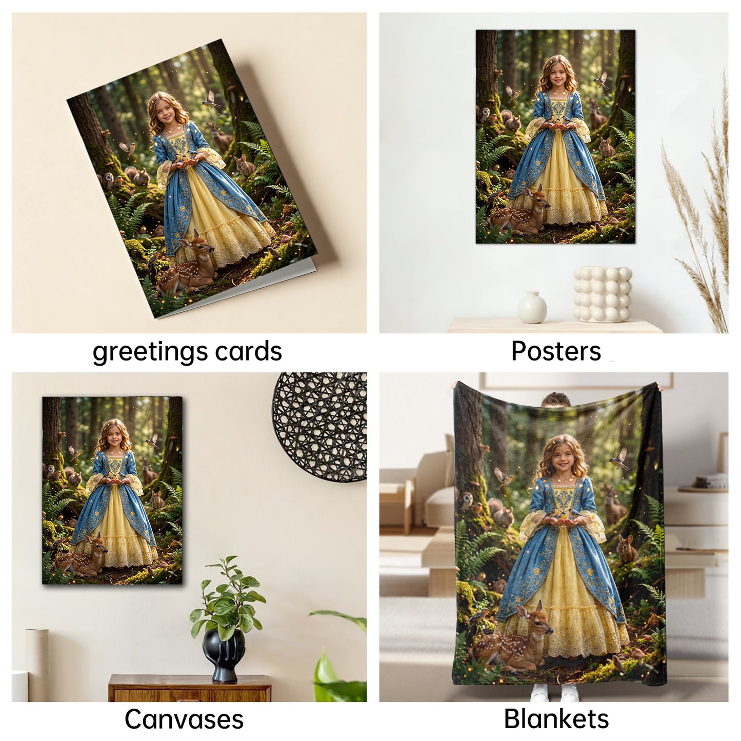 The Enchanted Forest Princess girl portrait