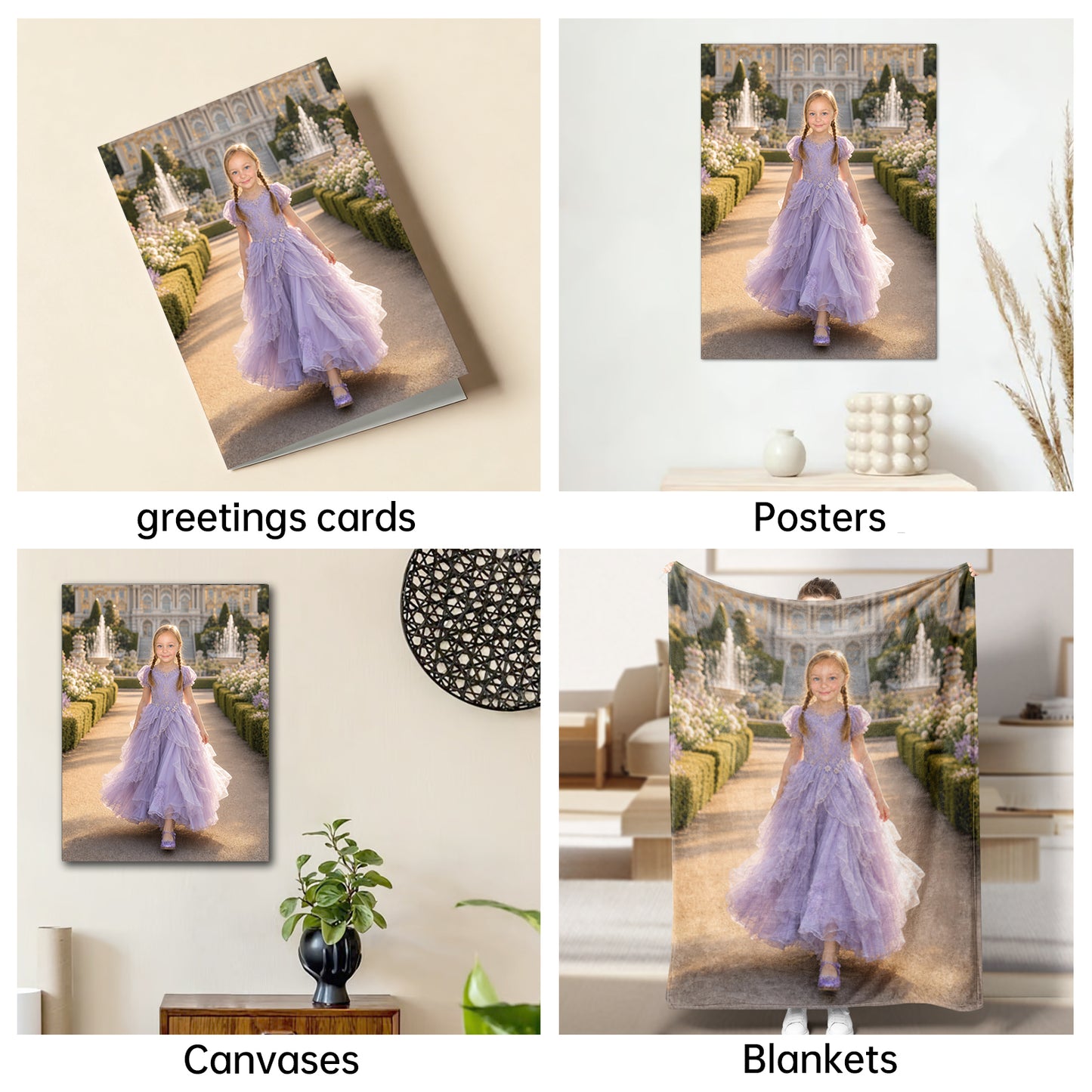 The Versailles Garden Princess girl portrait