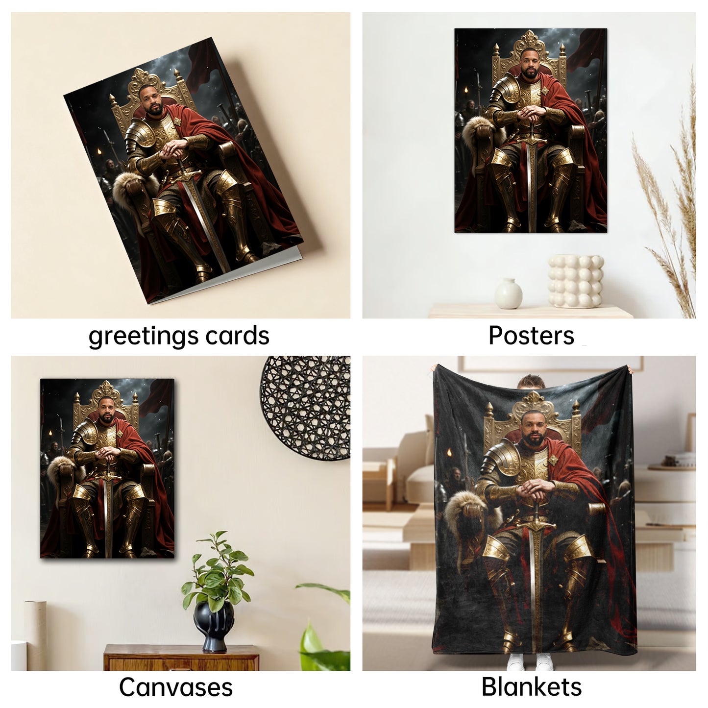 The Conqueror King male royal portrait