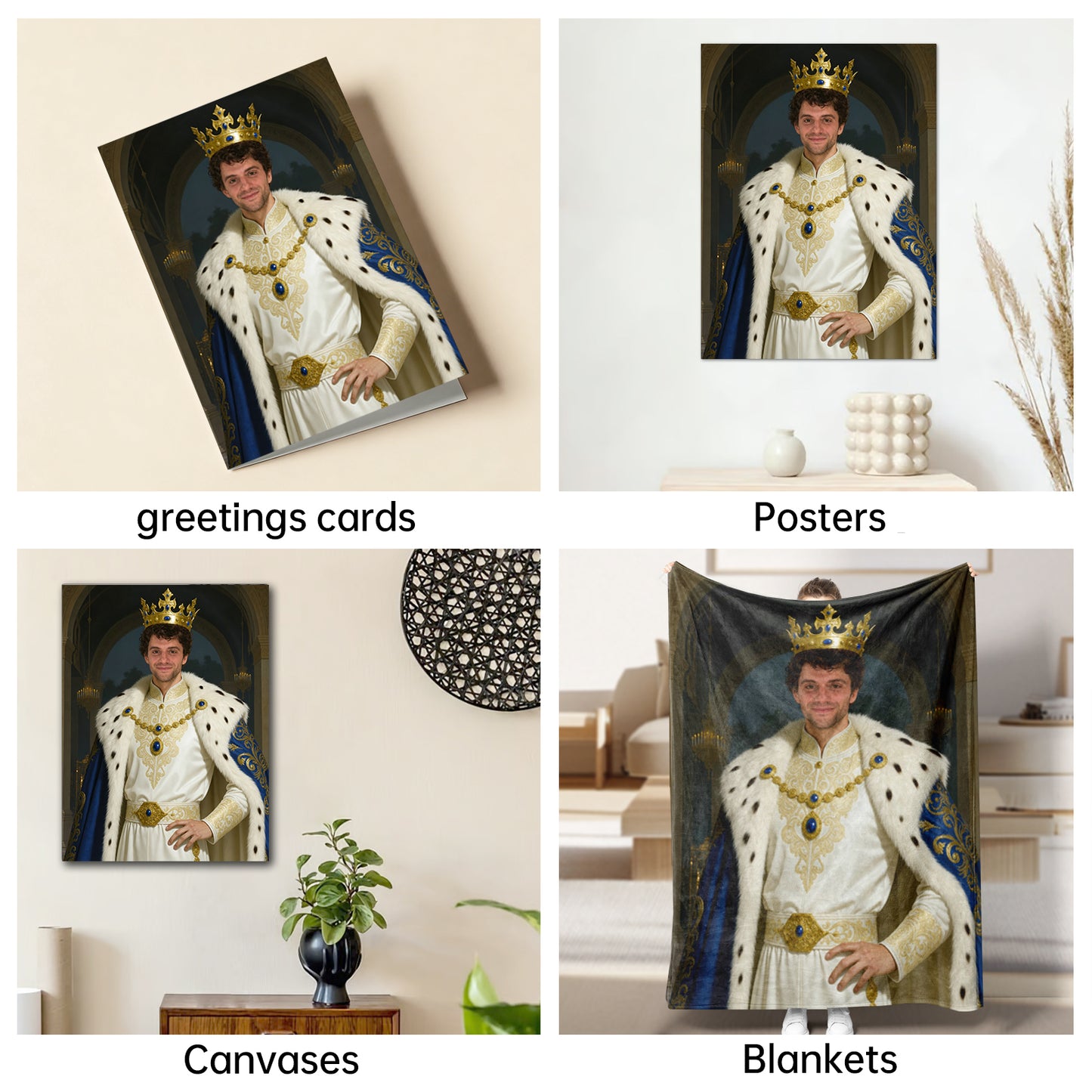 The Baroque Sovereign man,royal portrait