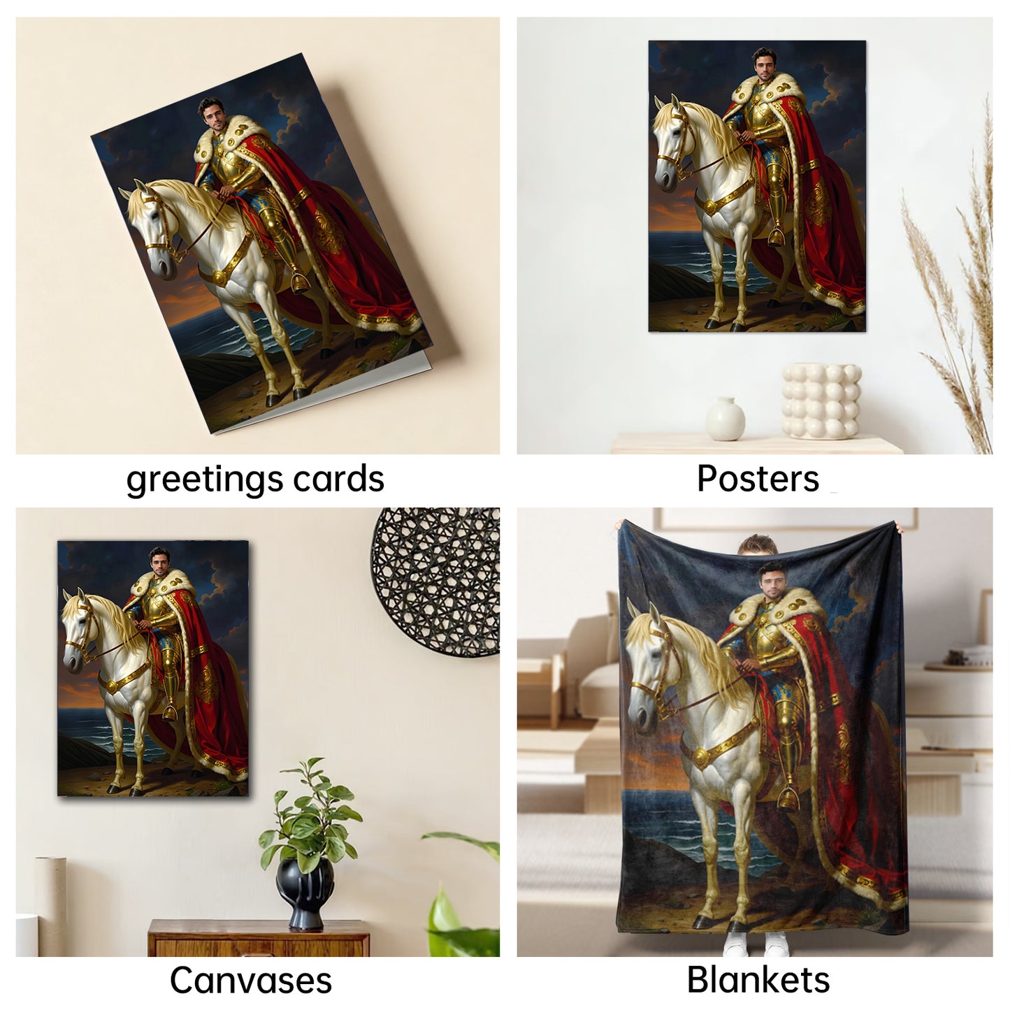 The Golden Emperor man,royal portrait