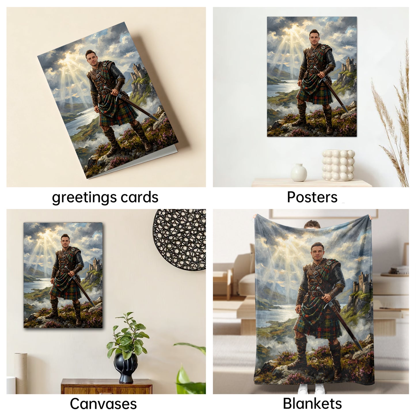 The Highland Chieftain man portrait
