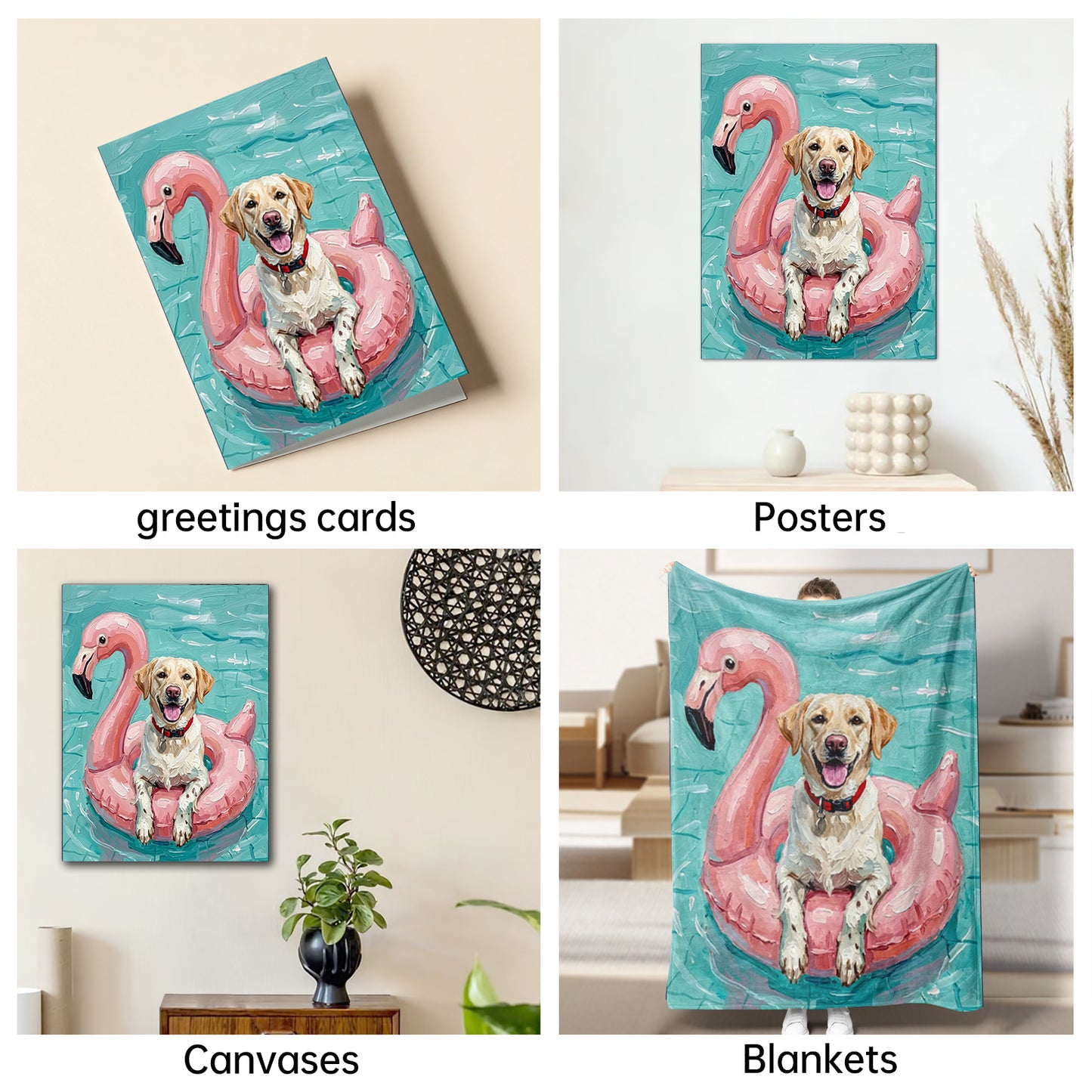 The Summer Viscount Labrador portrait