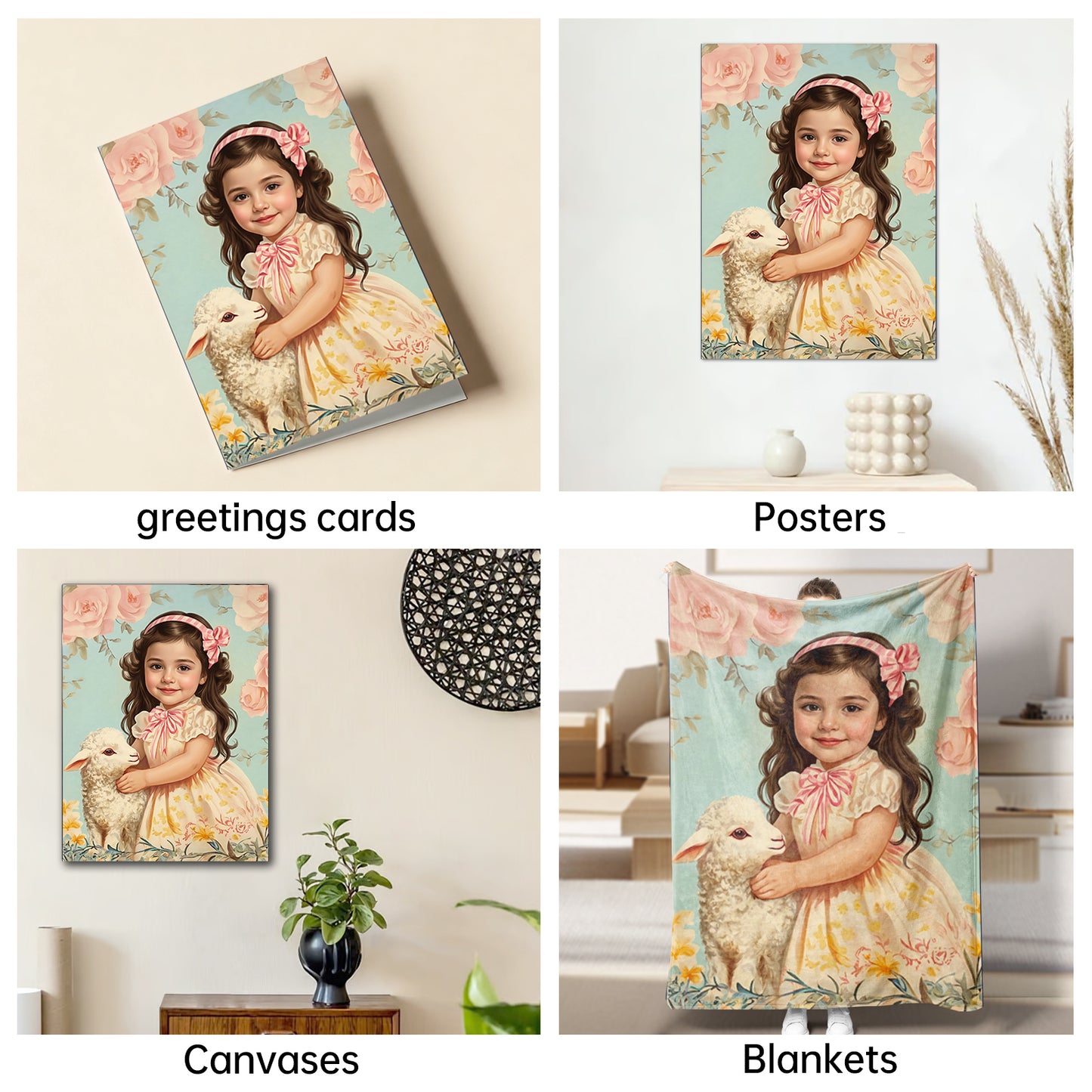 The Little Bo Peep girl portrait