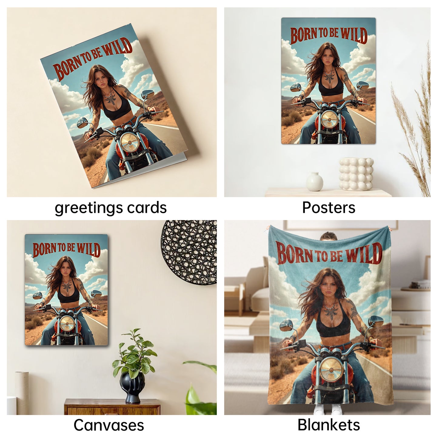 The Born to Be Wild Biker female portrait