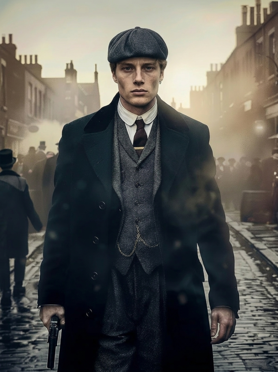 The Peaky Blinders Gangster male portrait