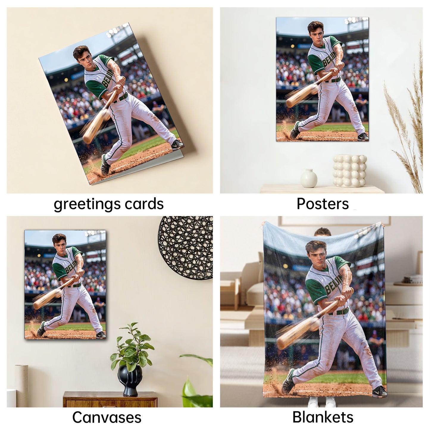 The Baseball Slugger man portrait