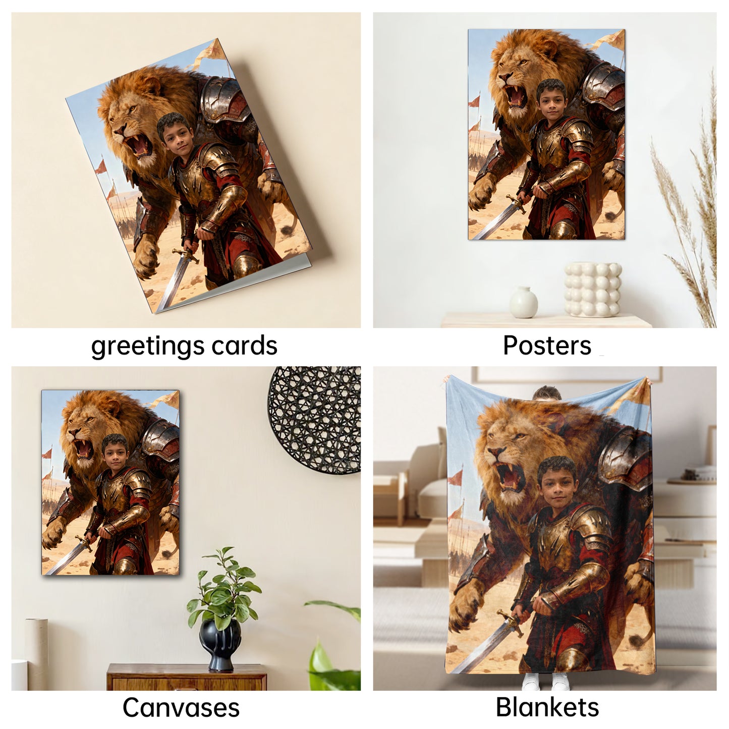 The Lionheart Squire boy portrait