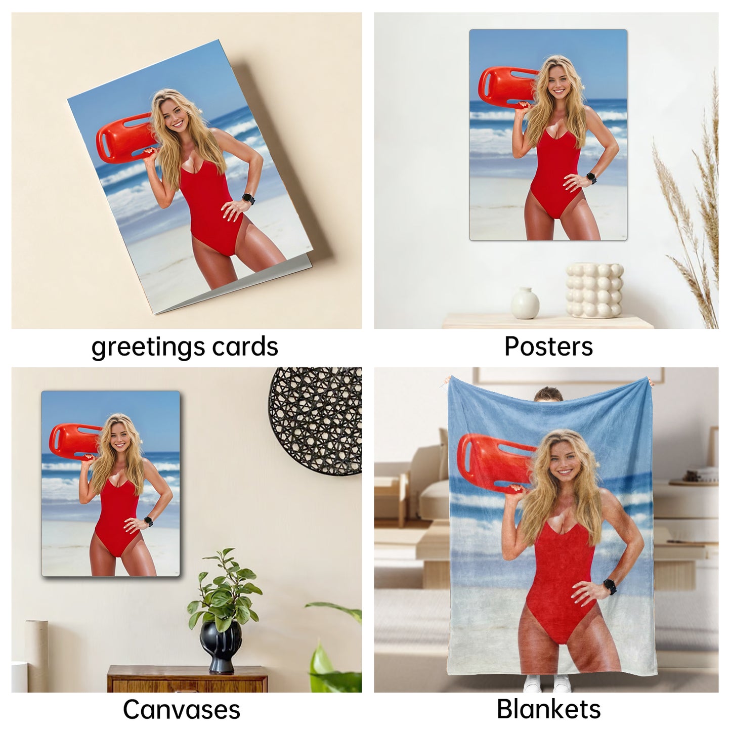 The Baywatch Lifeguard female portrait