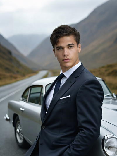 The Gentleman Spy male portrait