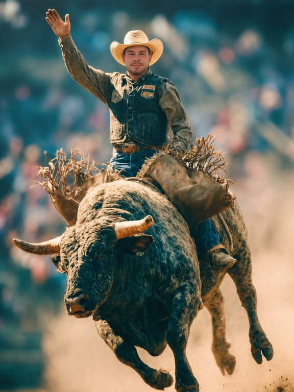 The Rodeo King male portrait