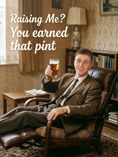 The Well-Earned Pint man portrait