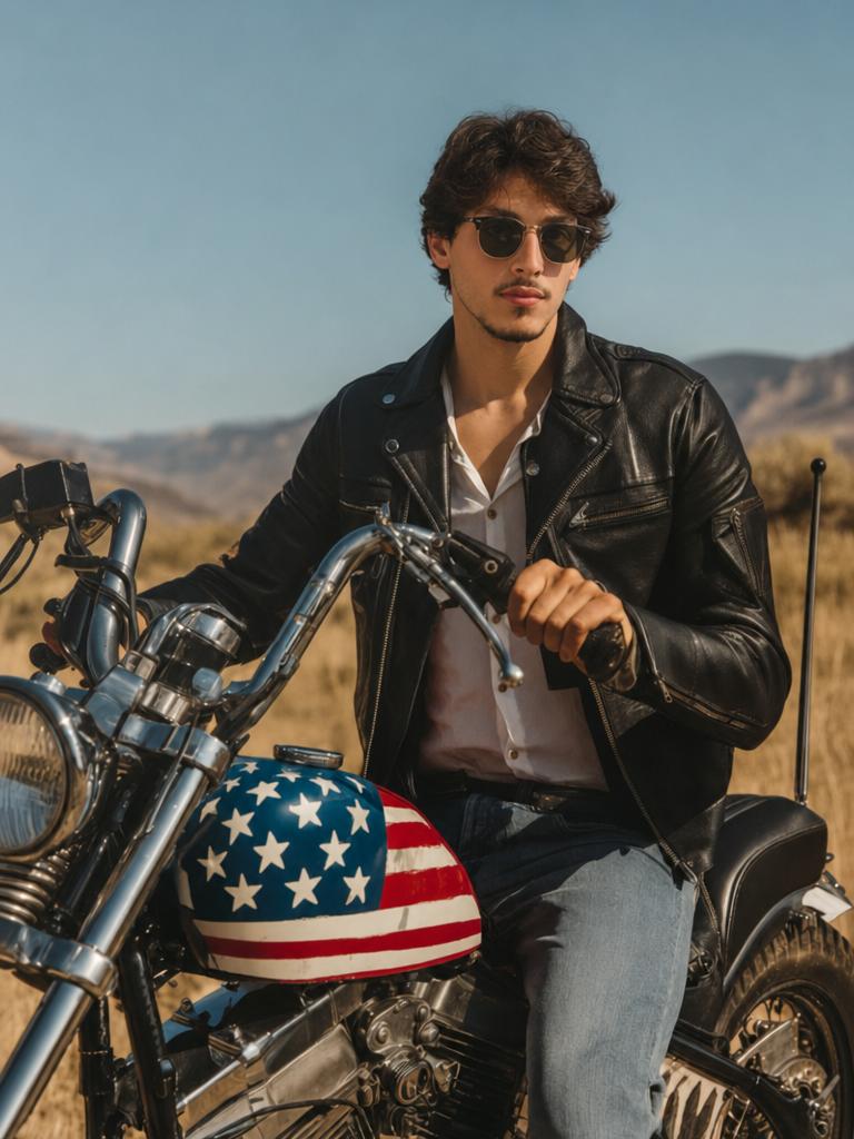 The Easy Rider man portrait