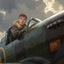 The Battle of Britain Ace man portrait
