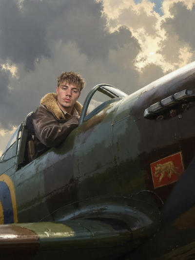 The Battle of Britain Ace man portrait