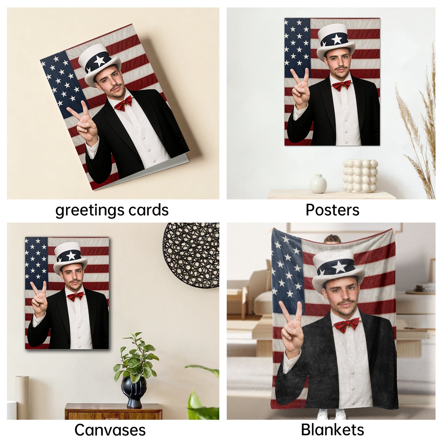The Uncle Sam man portrait