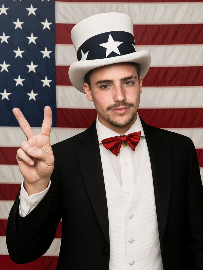 The Uncle Sam man portrait