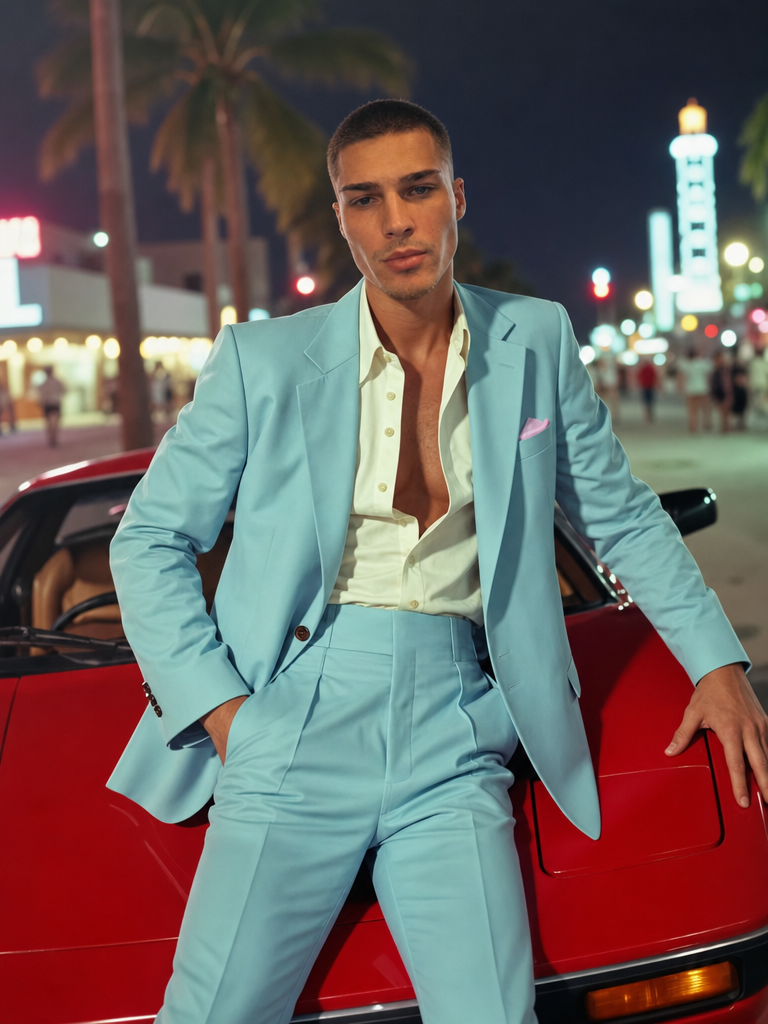 The Miami Vice man portrait