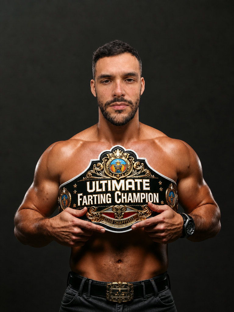 The Ultimate Farting Champion man portrait