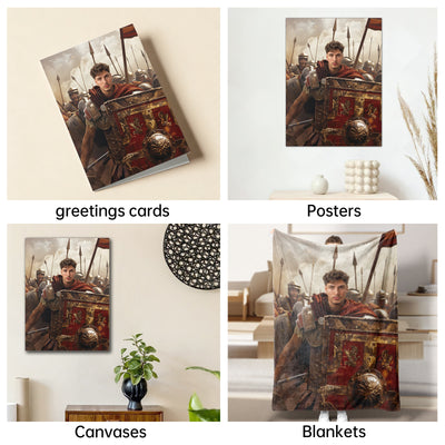 The Roman Centurion man portrait