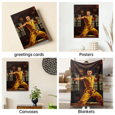 The Golden Dragon Disciple man portrait