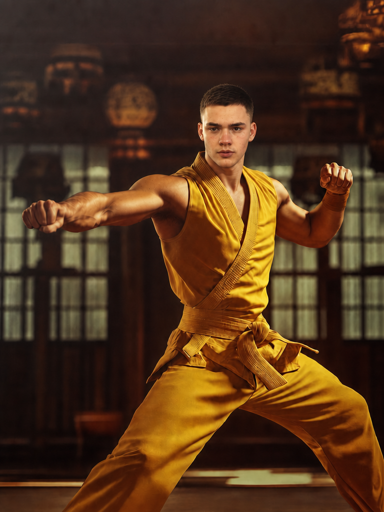 The Golden Dragon Disciple man portrait