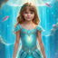The Mermaid Princess girl portrait