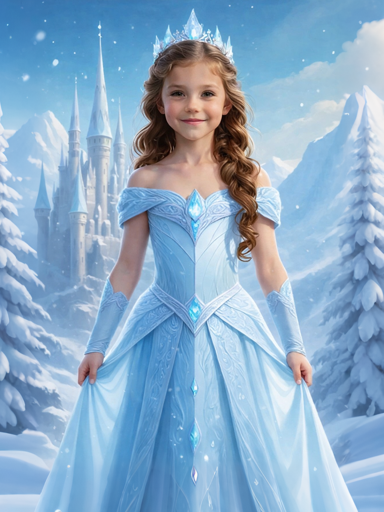 The Snow Queen Girl Portrait