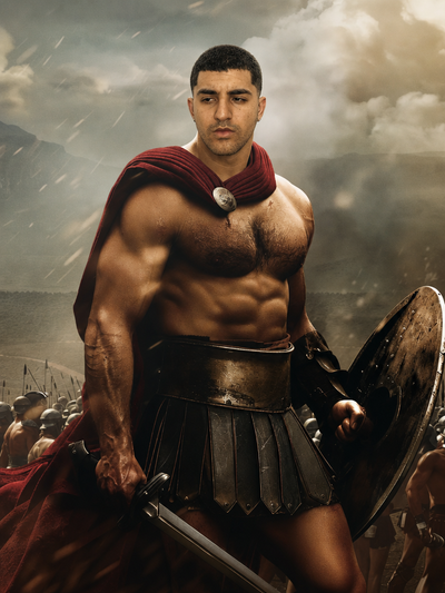 The Spartan Warrior man portrait