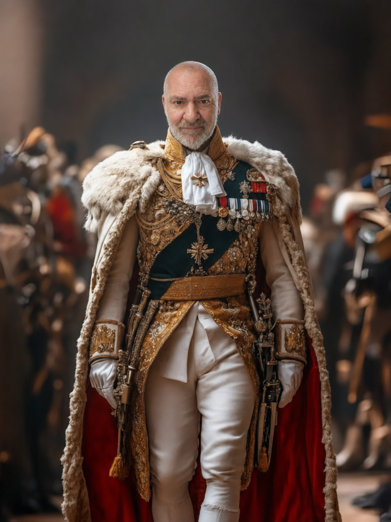 The Napoleonic Marshal man portrait