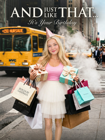 The Manhattan Shopaholic woman portrait