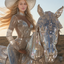 The Disco Cowgirl portrait.