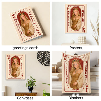The Queen of Hearts woman portrait