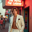 The Neon-Drenched Heartthrob man portrait