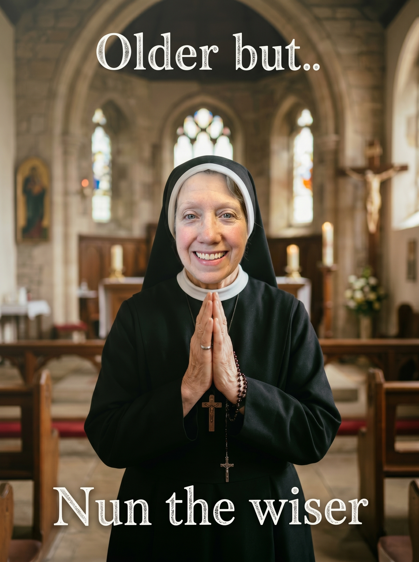 The Holy Sister female portrait