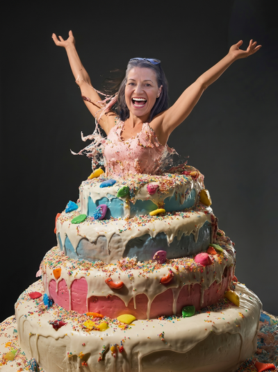 The Birthday Cake female portrait