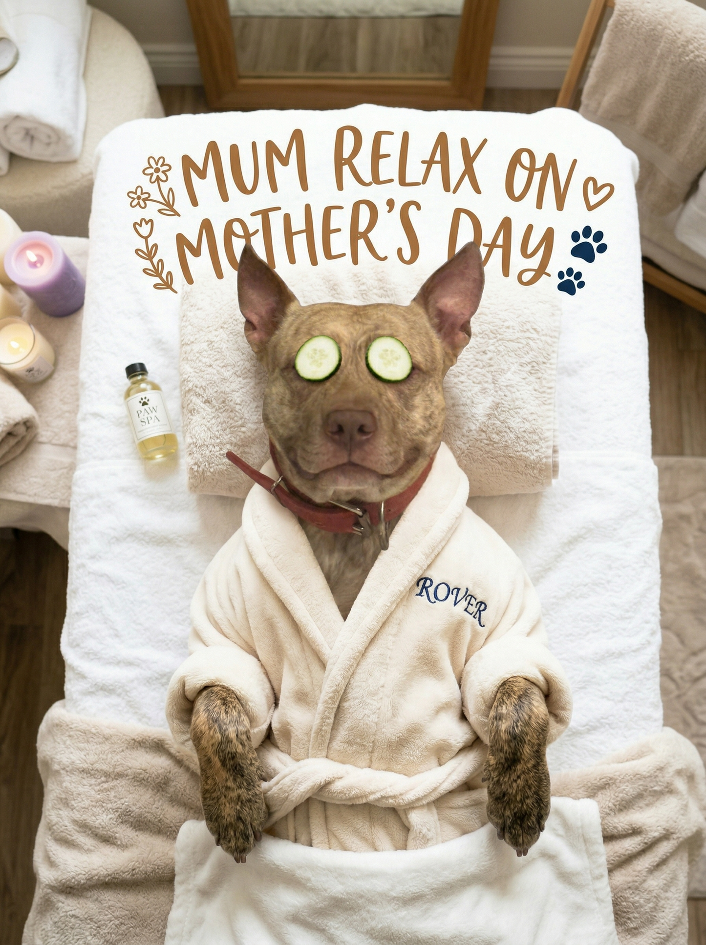 The Ultimate Pamper-Yourself Day Portrait from Your Fur Baby