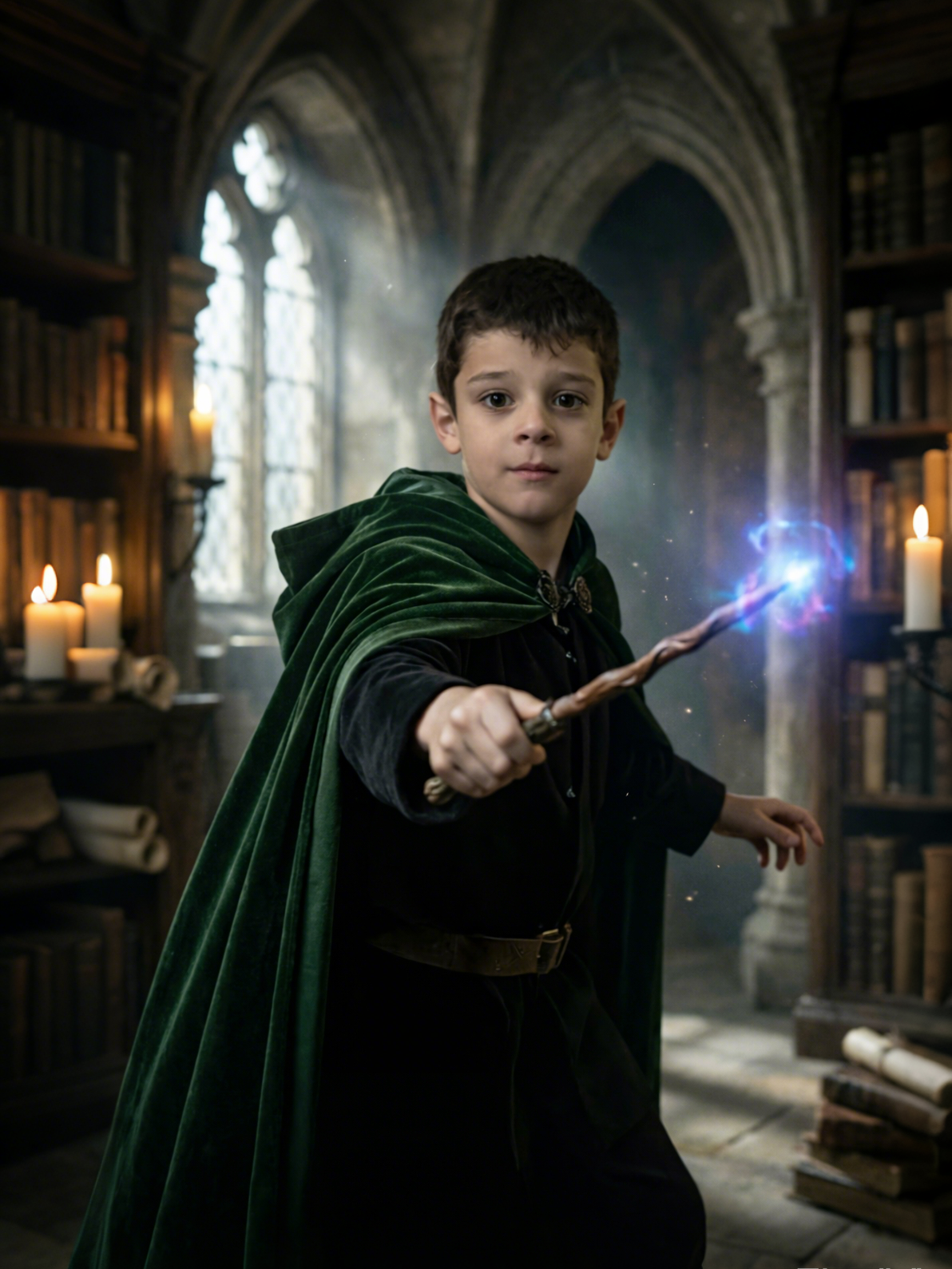 The Sorcerer's Apprentice boy portrait