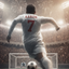 The Championship Striker male portrait