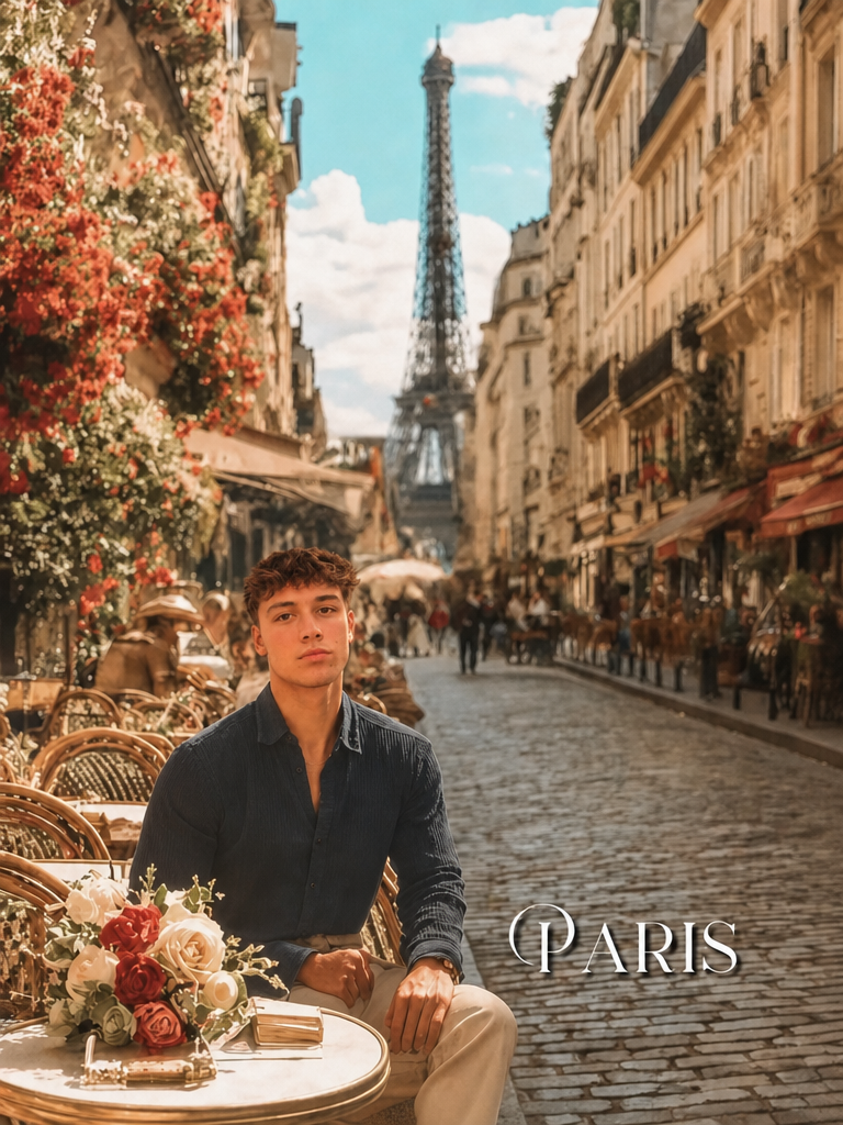 The Parisian Flâneur male portrait